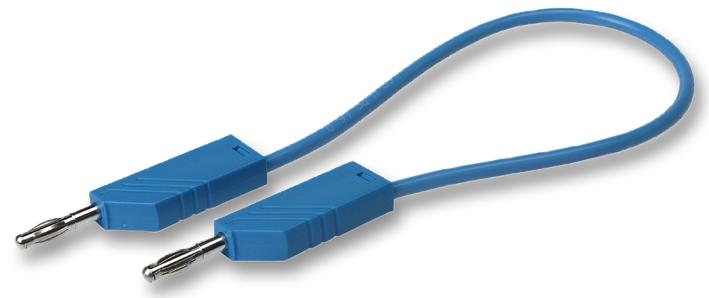 934093102 TEST LEAD, BLUE, 1.5M, 60V, 16A HIRSCHMANN TEST AND MEASUREMENT