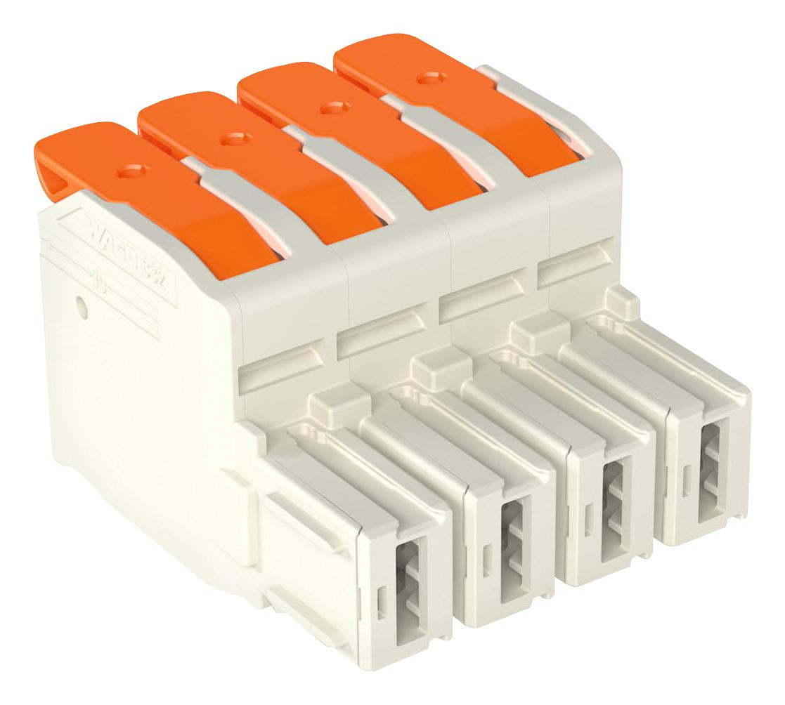 WAGO Pluggable 832-1106 TERMINAL BLOCK, PLUGGABLE, 6WAY, 4AWG WAGO 2988988 832-1106