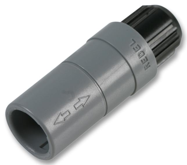 PRG.M0.5GL.LC52N SOCKET, IN-LINE, BLACK NUT, 5WAY LEMO