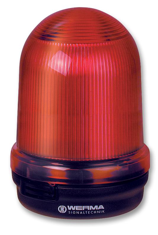 828.100.68 BEACON, FLASHING, 230V, RED WERMA