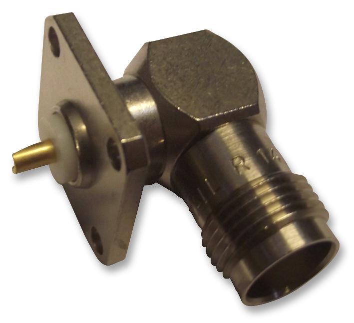 1052982-1 RF CONN, SMA R/A JACK, 50 OHM, FLANGE AMP - TE CONNECTIVITY