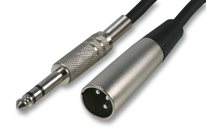 PSG01347 CABLE ASSY, STEREO PLUG-XLR PLUG, 1M PRO SIGNAL