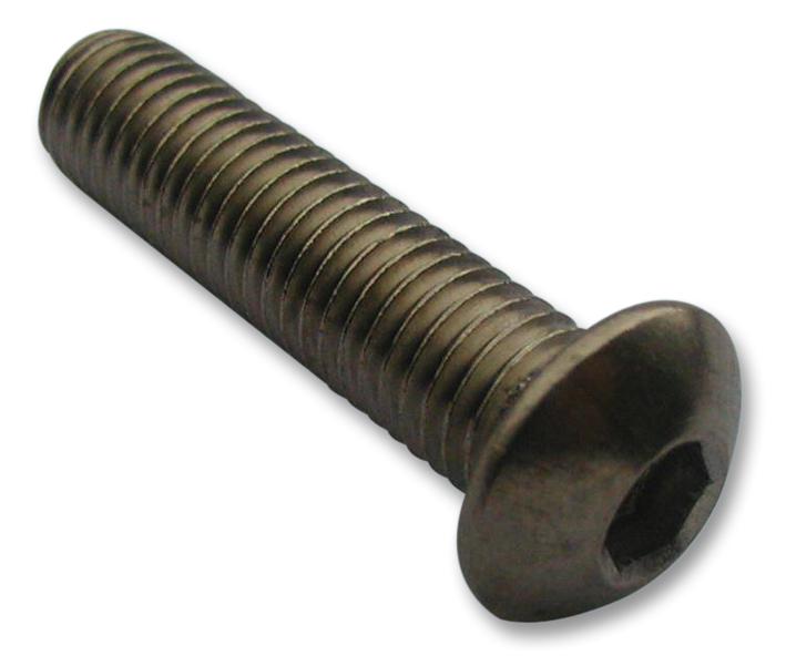 M48 BHA2MCS100- SCREW SOCKET, BUTT, S/S, A2, M4X8, PK100 TR FASTENINGS