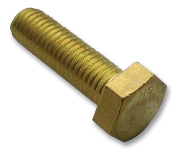 M616 HHBRSCS100- HEX SET, BRASS, M6X16, PK100 TR FASTENINGS