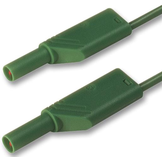HIRSCHMANN TEST AND MEASUREMENT Test Leads 934068104 TEST LEAD, GRN, 500MM, 1KV, 16A HIRSCHMANN TEST AND MEASUREMENT 8281688 934068104