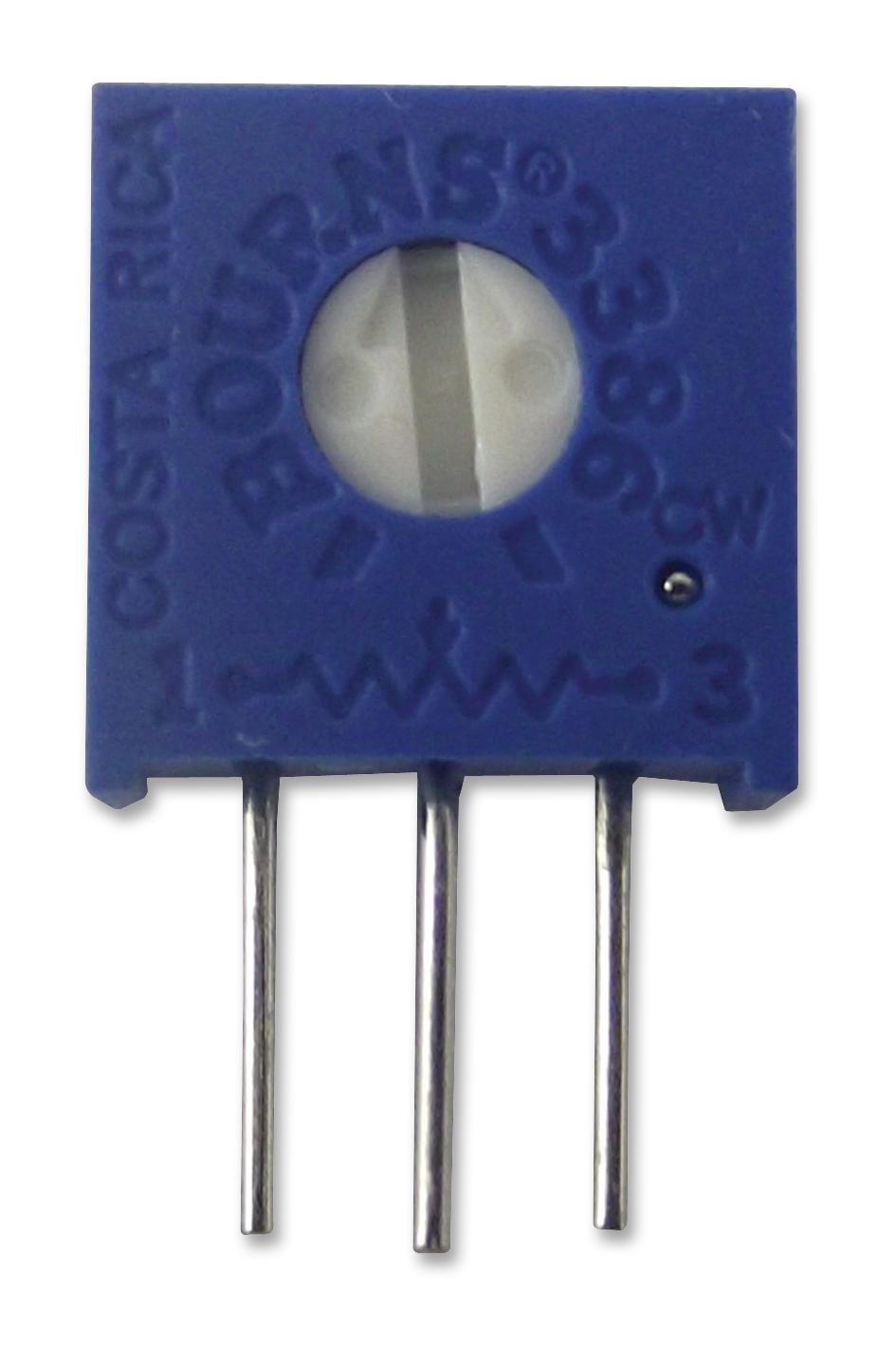3386H-1-253LF TRIMMER, POT, 25KOHM, 10%, 1TURN, TH BOURNS