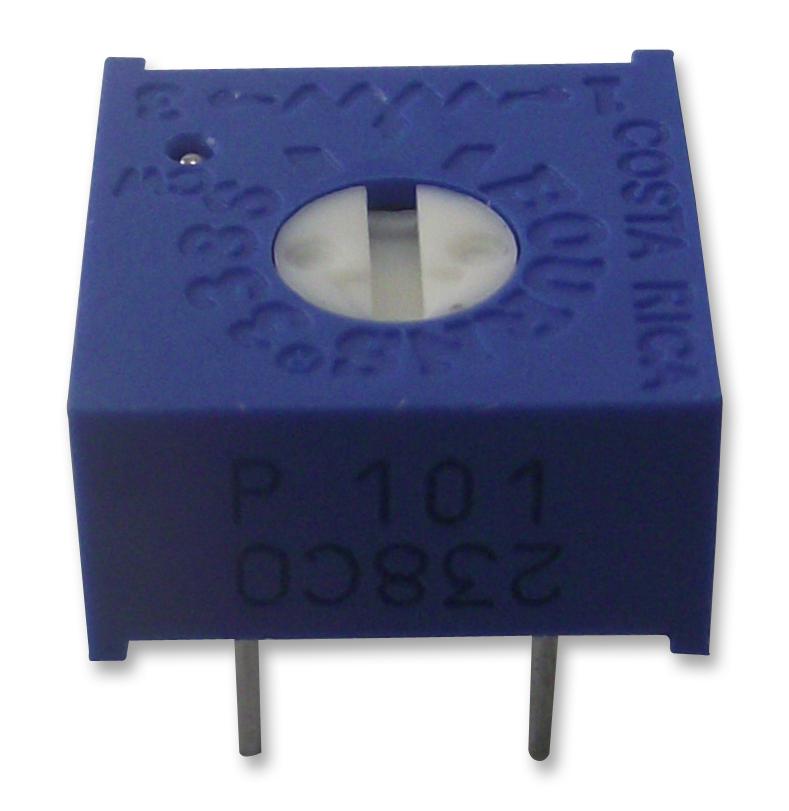 3386P-1-205LF TRIMMER, POT, 2MOHM, 10%, 1TURN, TH BOURNS