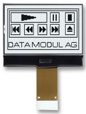 BTHQ128064AVD1-COG-FSTF-12-LEDWHITE LCD MODULE, 128X64, GRAPHIC BATRON