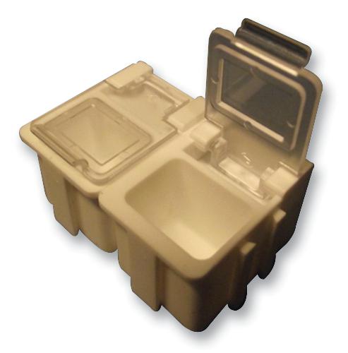SMD-BOX N3-2-3-2-1 BOX, SMD, 41X37X15MM, B=WHITE, L=TRANSP LICEFA