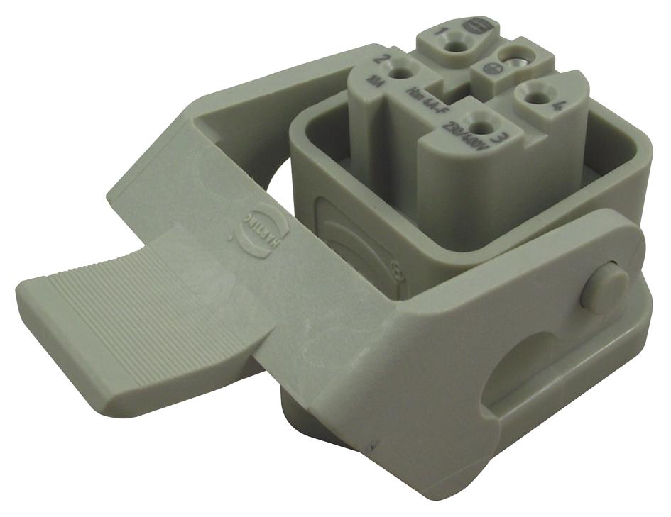 66 30 226 000700 BULKHEAD + FEMALE INSERT, 4A HARTING