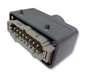 66 30 226 003400 HOOD + MALE INSERT, TOP ENTRY, 10E HARTING