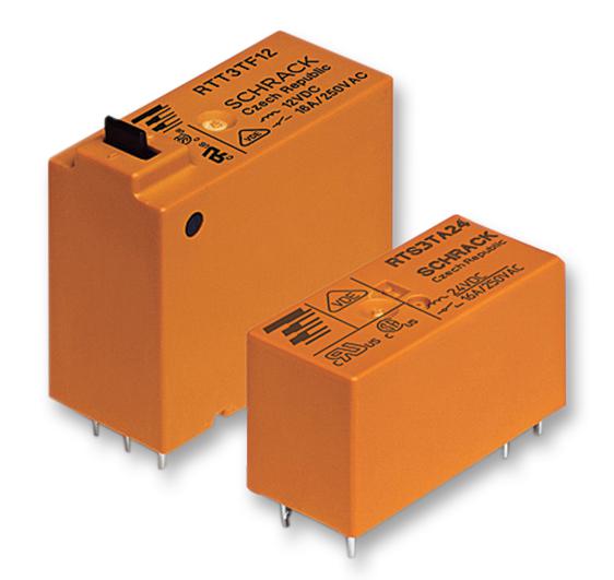 RTS3L012 RELAY, SPST-NO, 250VAC, 16A TE CONNECTIVITY