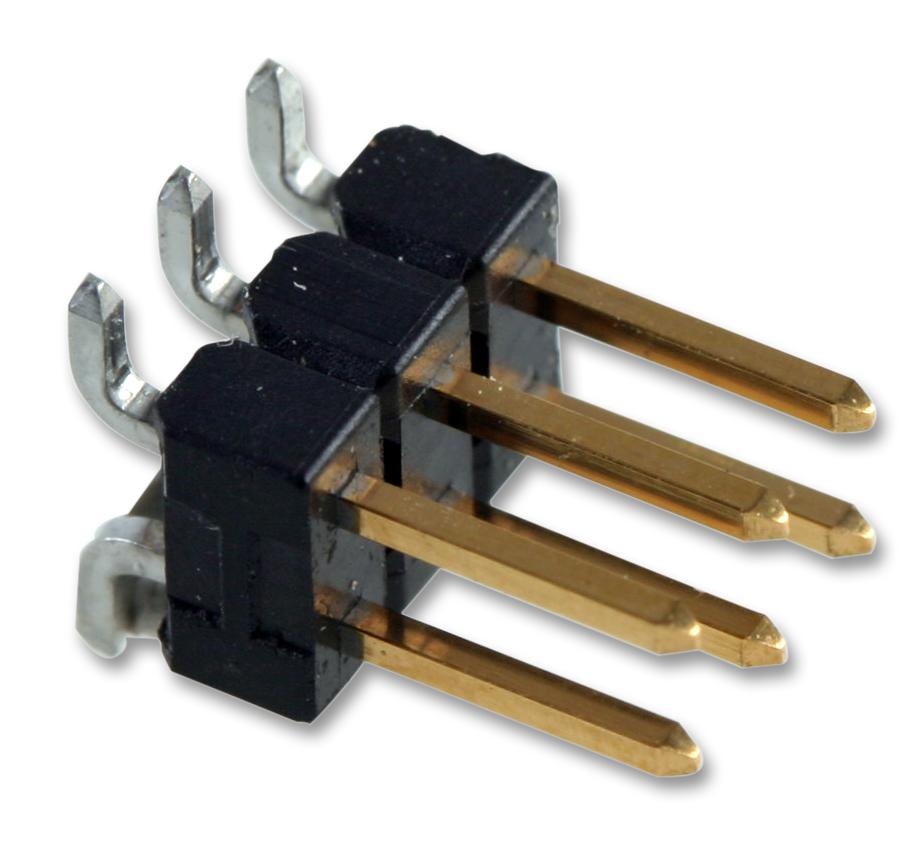 1241050-2 CONNECTOR, HEADER, 4POS, 2ROW, 2.54MM AMP - TE CONNECTIVITY