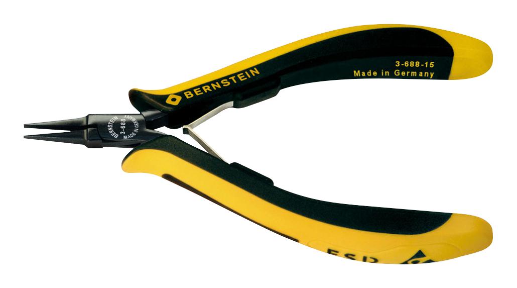 3-688-15 PLIER, FLAT NOSE, CONDUCTIVE BERNSTEIN WERKZEUGFABRIK