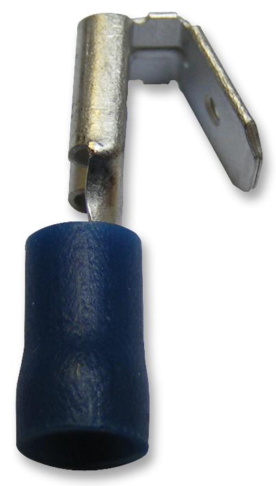PBDD2-250 CRIMP TERMINAL, PIGGY BACK, BLUE, PK100 MULTICOMP PRO