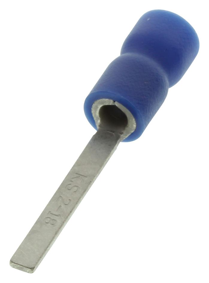 DVBVE2-18 CRIMP TERMINAL, BLADE, BLUE, PK100 MULTICOMP PRO