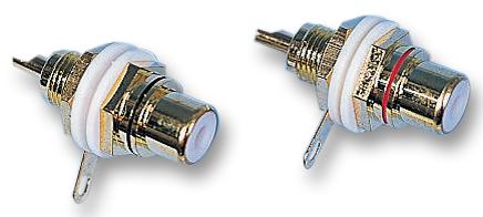 F260M GOLD PHONO SOCKETS - PANEL, PK2 ELECTROVISION