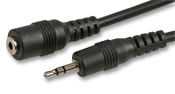 PSG00040 2.5MM SOCKET TO PLUG - STEREO/2M PRO SIGNAL