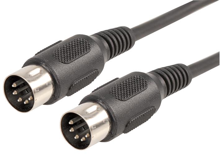 PSG00910 LEAD, 5 PIN DIN PLUG-PLUG 3M PRO SIGNAL