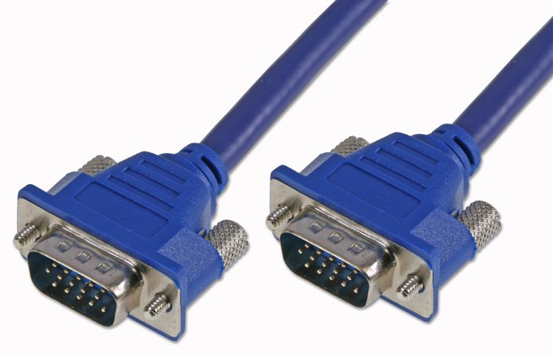 LPVGA-M/M-1.0M-FP CABLE, VGA PLUG, VGA PLUG, LP, 1M CLEVER LITTLE BOX