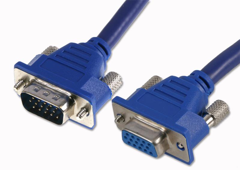 LPVGA-M/F-5.0M-FP CABLE, VGA PLUG, VGA RECEPTACLE, LP, 5M CLEVER LITTLE BOX