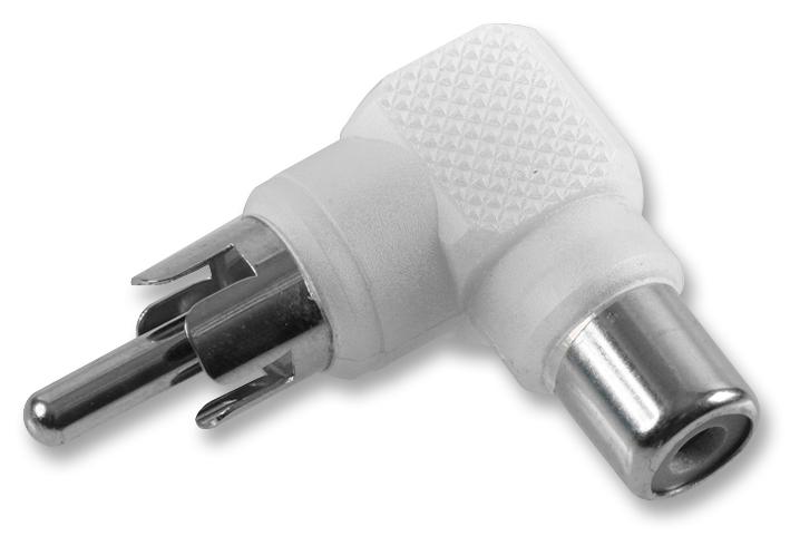 PSG02730 PHONO ADAPTOR, 90DEG, WHITE PRO SIGNAL
