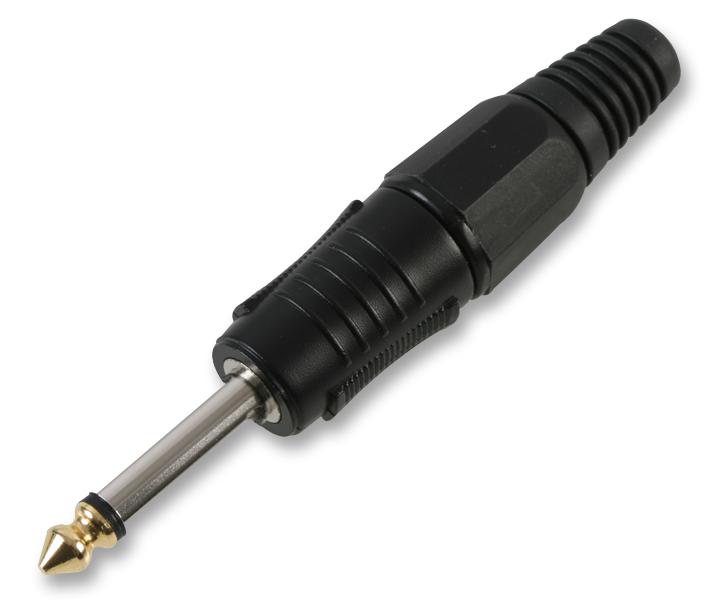 PLS00521 6.35MM JACK PLUG, MONO PULSE