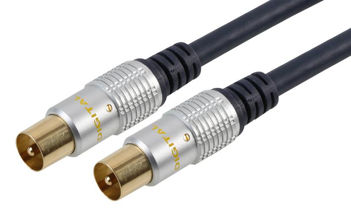 PSG08489 TV COAX PLUG TO PLUG HQ LEAD 10M PRO SIGNAL