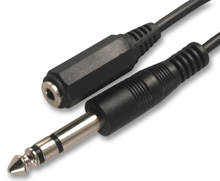 PSG03259 3.5MM ST SKT TO 6.35MM ST PLUG, 0.5M PRO SIGNAL