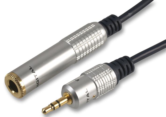 PSG03297 HQ LEAD, 6.35MM ST TO 3.5MM ST, 0.3M PRO SIGNAL