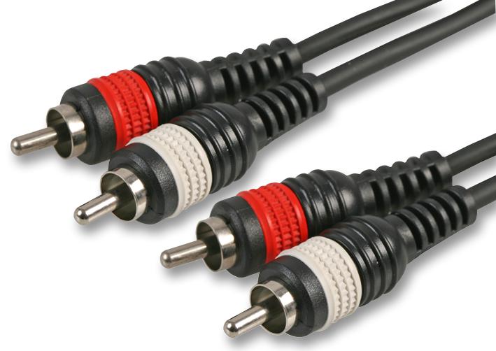 PLS00173 2X PHONO LEAD, 3M PULSE