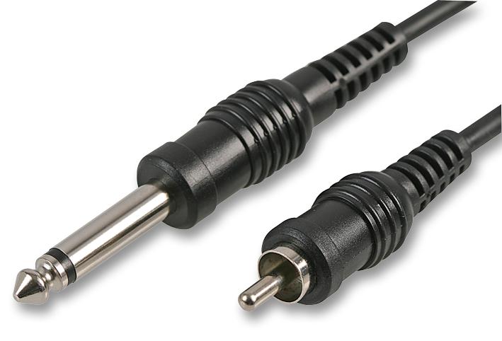 PLS00177 6.35MM 2P JACK TO PHONO LEAD, 3M PULSE
