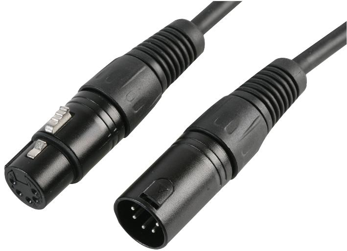 PLS00274 LEAD, XLR DMX, 5P, 2M PULSE