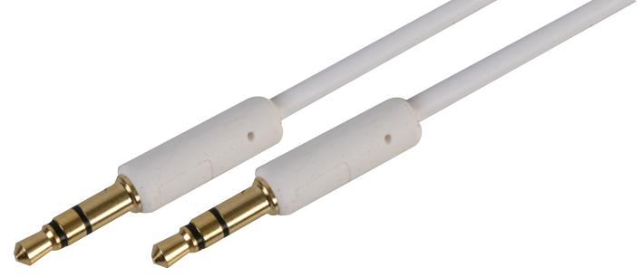 PSG3076-10M 3.5MM LEAD, STEREO, SLIM, WHITE 10M PRO SIGNAL