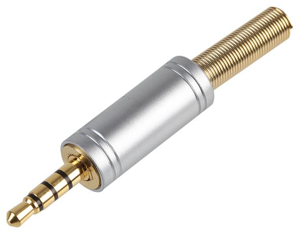 PS000132 PHONE AUDIO CONN, PLUG, 4P, 3.5MM, CABLE MULTICOMP PRO