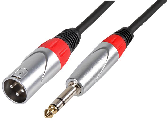 PLS000469 LEAD, XLR PLUG TO 6.35MM 3P PLUG, 2M PULSE