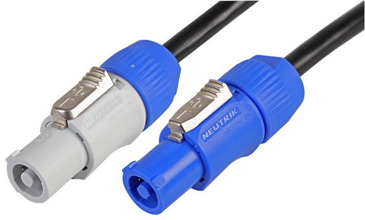 PLS000504 PWR CORD, NEUTRIK RCPT-RCPT, 10M PULSE