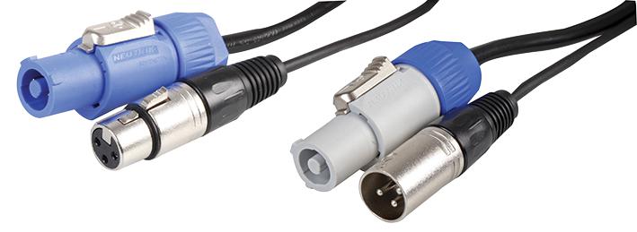 PLS000505 POWERCON AND XLR LEAD, COMBINED, 1M PULSE