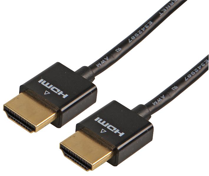 CLHD4-SLIMP03M LEAD, HDMI MALE TO MALE SLIM 3M PRO SIGNAL