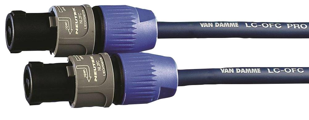 102-672-363 SPEAKON LEAD, 2X2.5MM, 20M, BLUE VAN DAMME