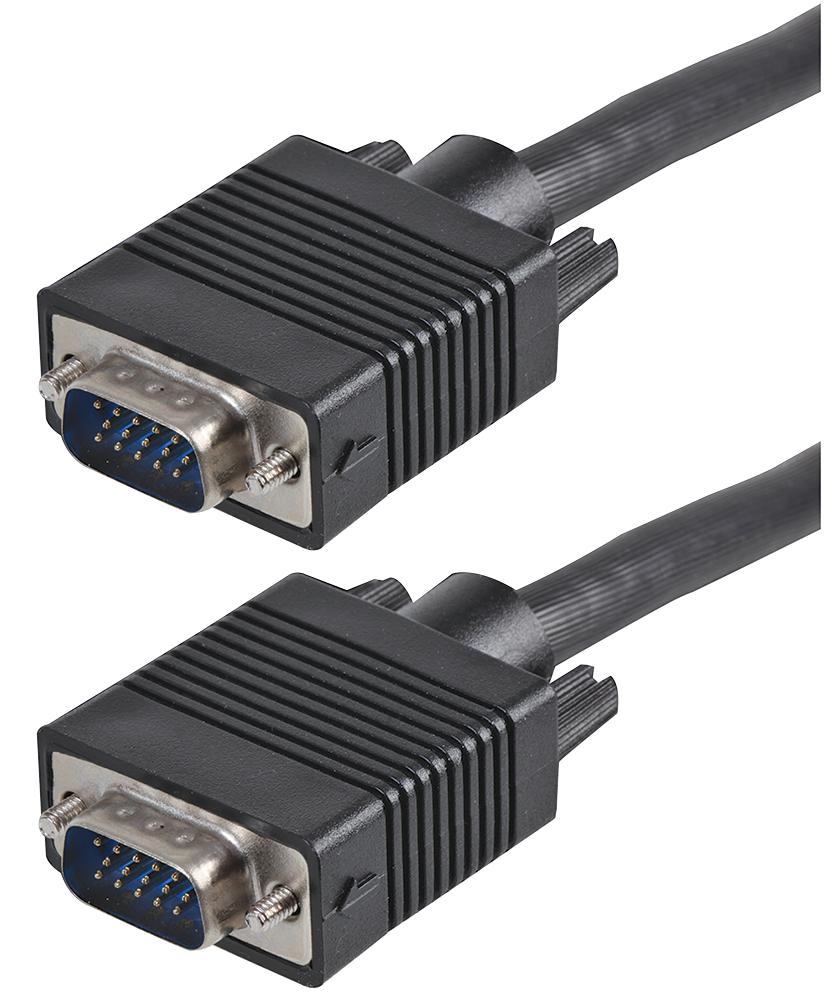 PSG91291 LEAD, S-VGA PLUG TO PLUG, 3M, BLACK PRO SIGNAL