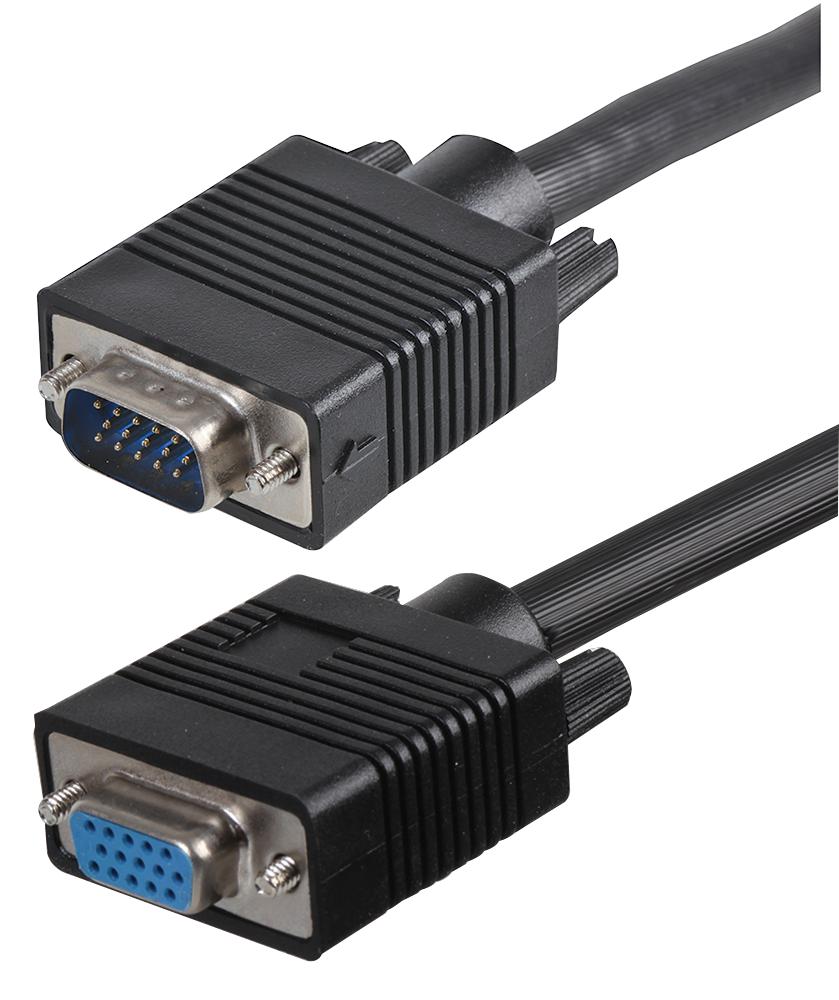 PSG91296 LEAD, S-VGA PLUG TO SOCKET, 5M, BLACK PRO SIGNAL