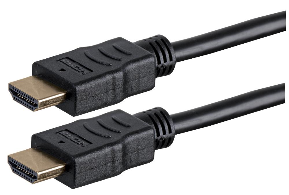 PSG91318 HDMI LEAD, BLACK, GOLD, 5M PRO SIGNAL