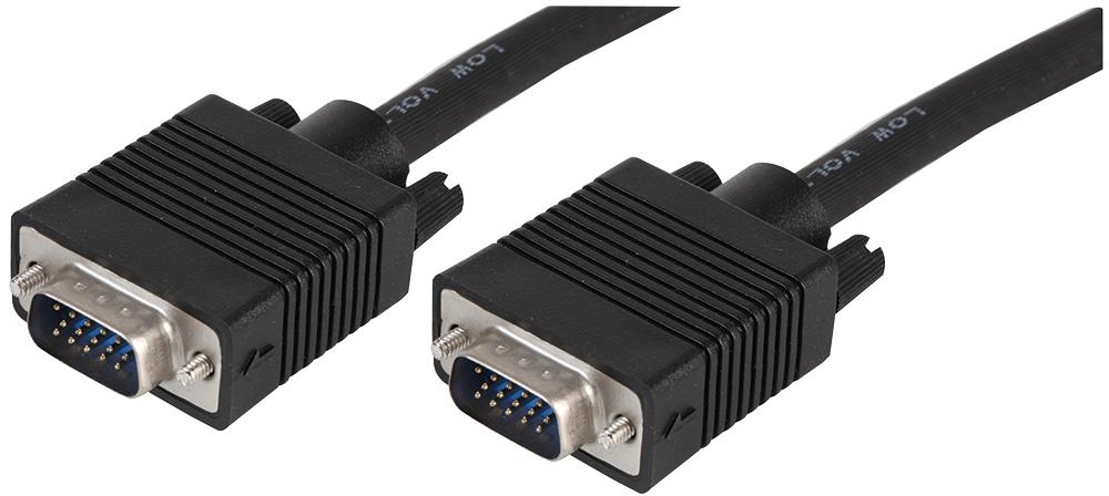 PSG91346 LEAD, S-VGA PLUG TO PLUG, 0.2M, BLACK PRO SIGNAL