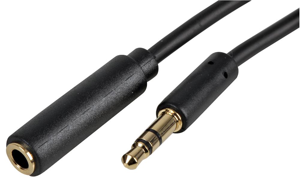 PSG3092-10M 3.5MM STEREO EXTENSION LEAD 10M BLACK PRO SIGNAL
