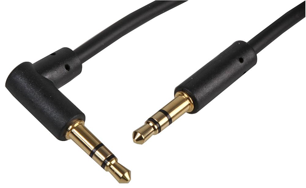 PSG3124-10M 3.5MM 90DEG STEREO JACK LEAD 10M BLK PRO SIGNAL