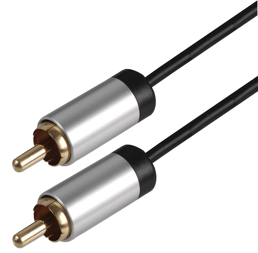PSG3206-1M PHONO PLUG TO PLUG LEAD 1M ALU PRO SIGNAL
