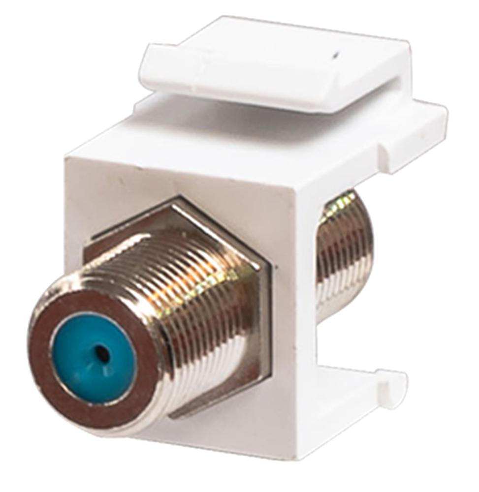 KCF3GWH RF ADAPTER, TYPE F JACK-JACK, 75 OHM TUK