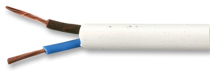 PP-3182Y-2.50MMWHT UNSHLD FLEX CABLE, 2COND, 2.5MM2, 100M MULTICOMP PRO