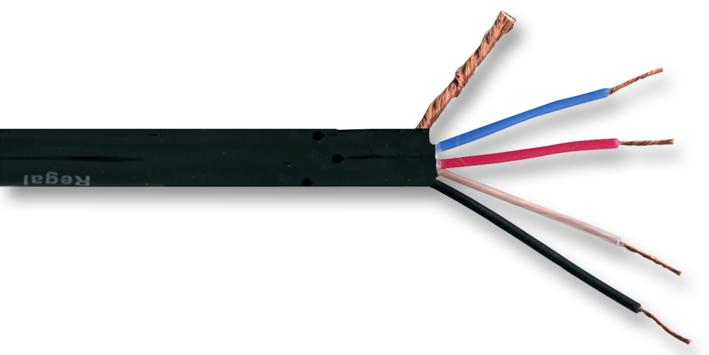STAR00100 STARQUAD MICROPHONE CABLE BLACK 100M PRO POWER